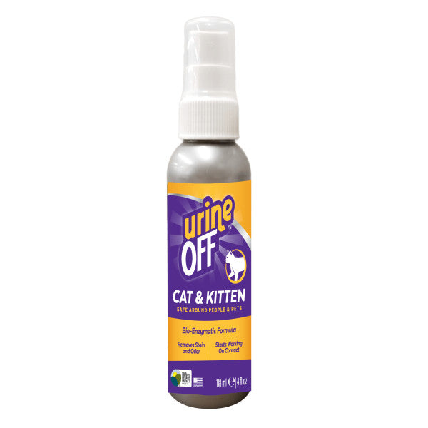 Urine Off para Gatos y Gatitos de 118 ml - Eliminado de Olores y Manchas