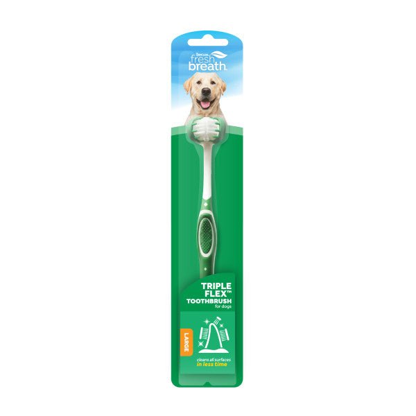Cepillo Tripleflex para perros de Razas Medianas y Grandes - Tropiclean