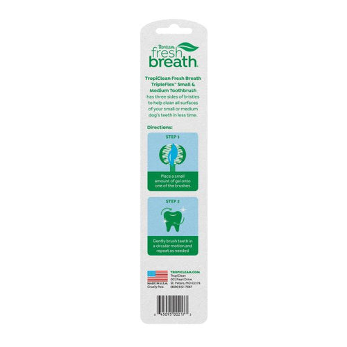 Cepillo Tripleflex para Razas Pequeñas y Gatos - Tropiclean