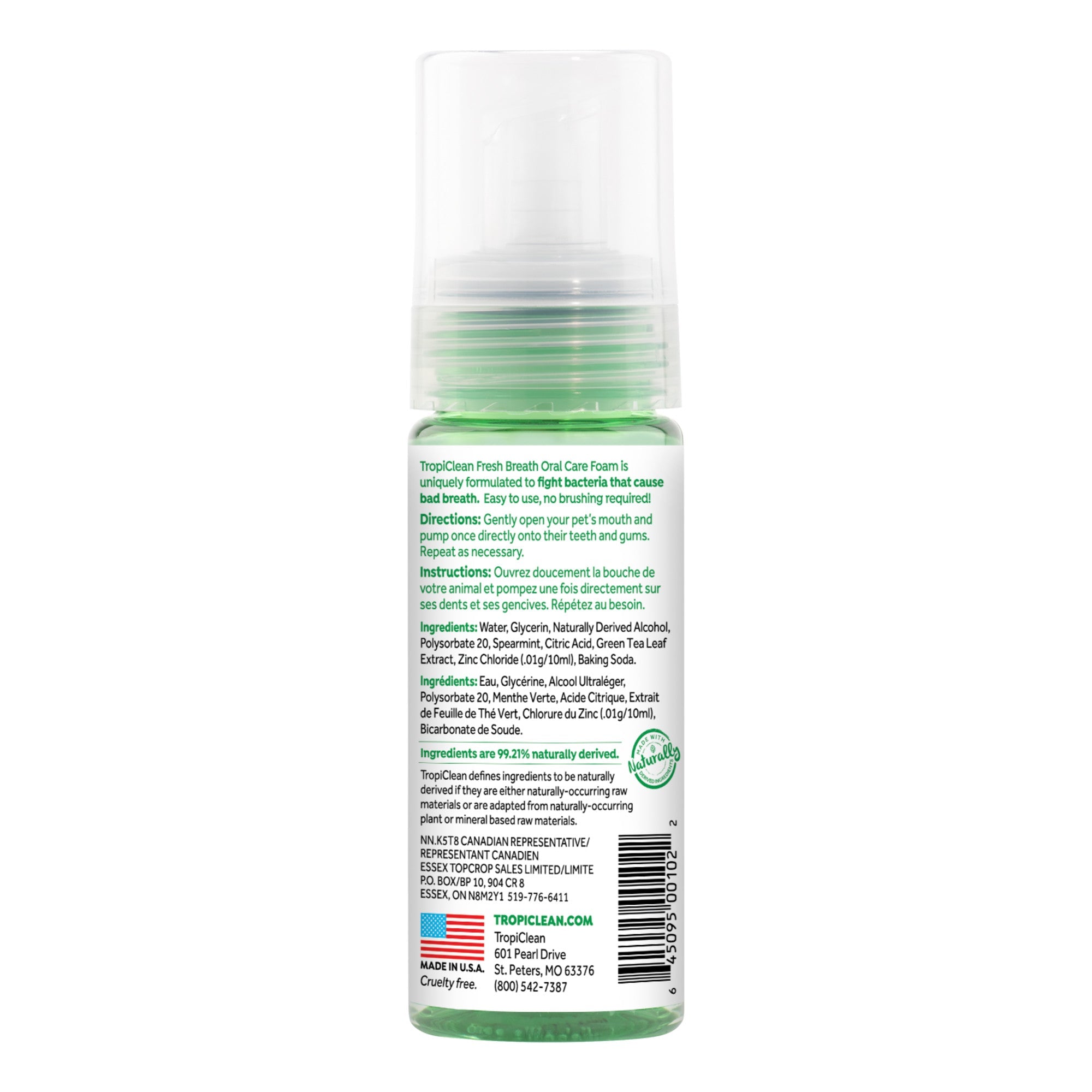 Fresh Mint Foam - 133 ml - Tropiclean