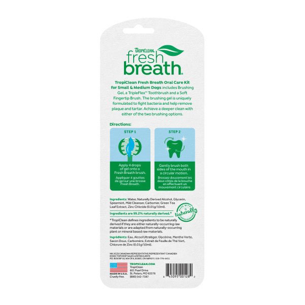 Kit Dental para Perros Pequeños - Tropiclean