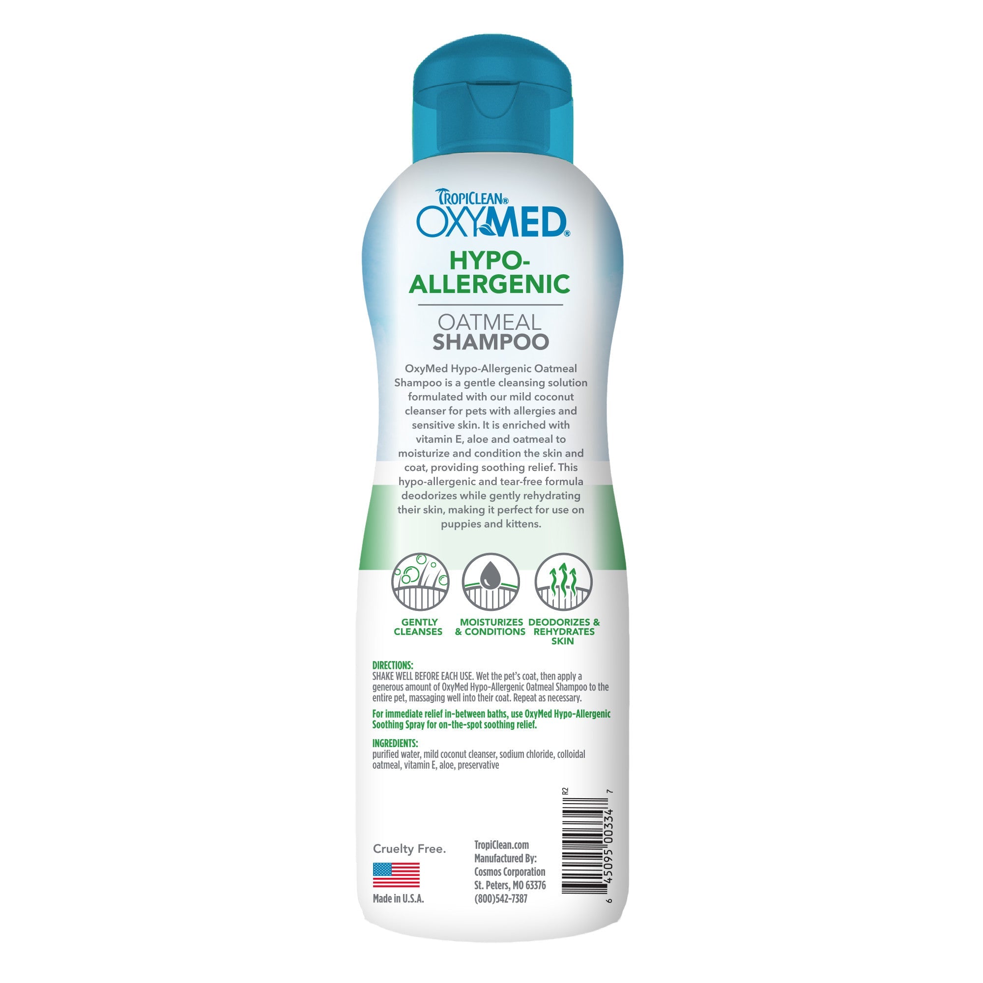 Oxymed Shampoo Hipoalergénico - Tropiclean
