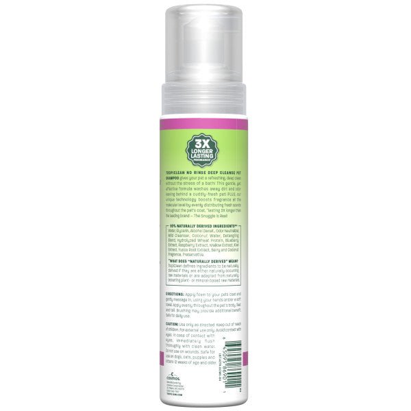 Shampoo Seco Limpieza Profunda Berry - Tropiclean