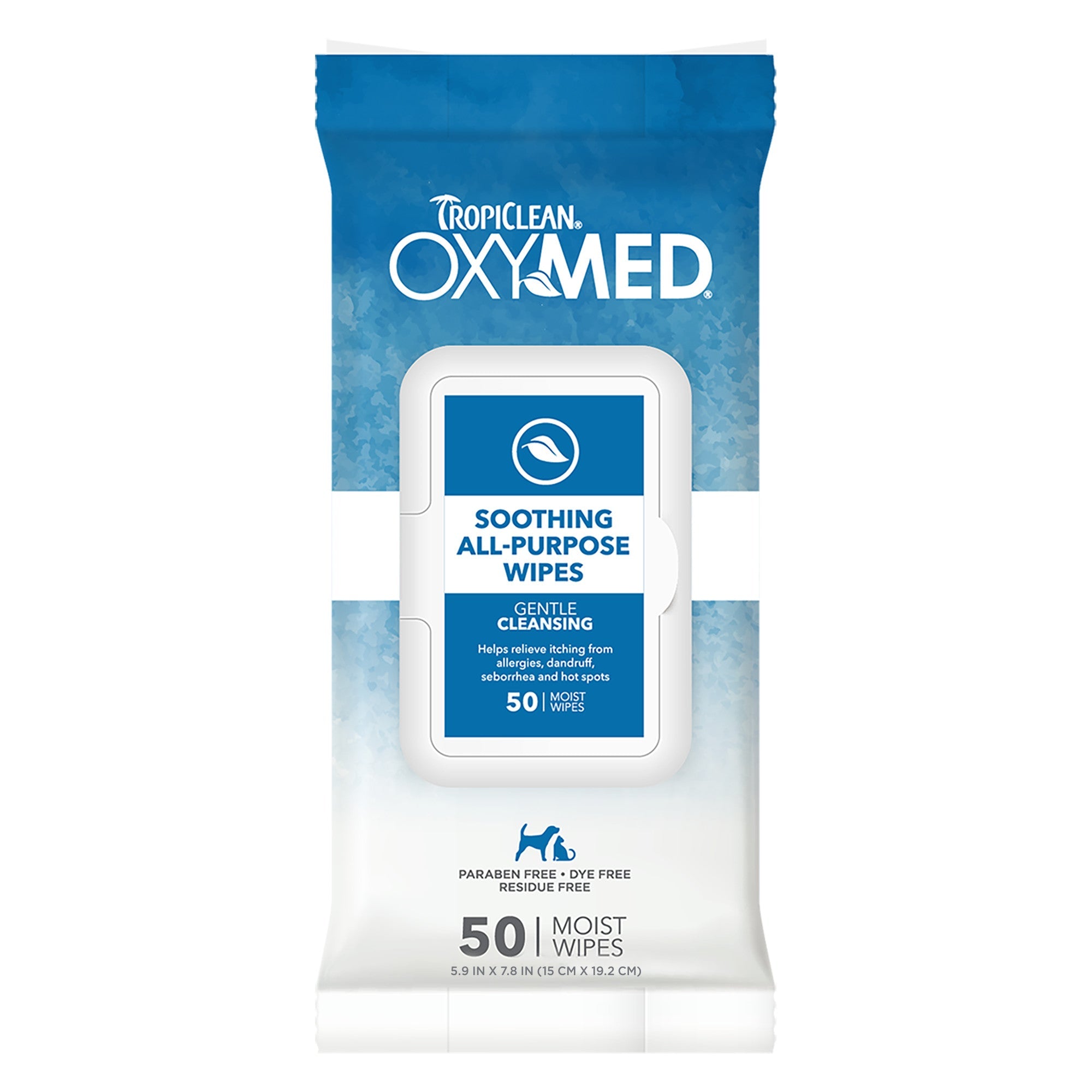 Toallitas Húmedas Dermatológicas Oxymed - 50 un - Tropiclean