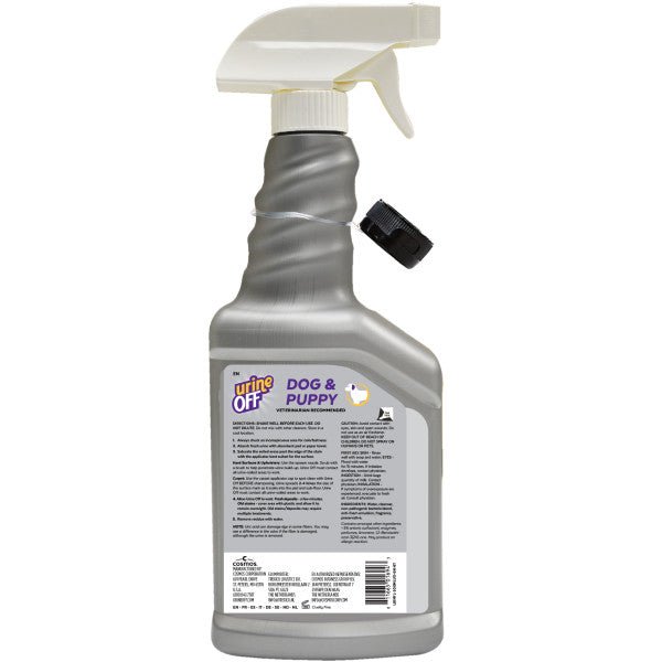 Urine Off para Perros y Cachorros, 500ml - Eliminador de Olores y Manchas - Tropiclean